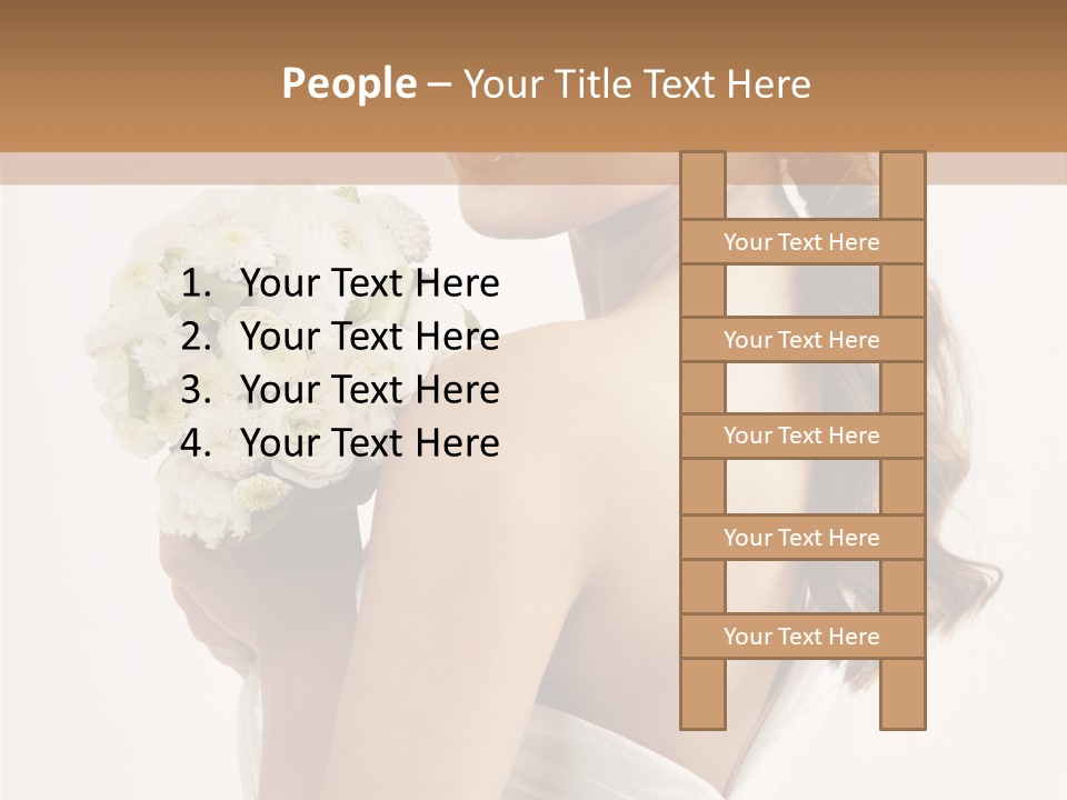 Alone Wedding Fashion PowerPoint Template