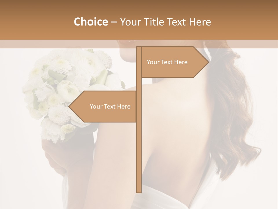 Alone Wedding Fashion PowerPoint Template