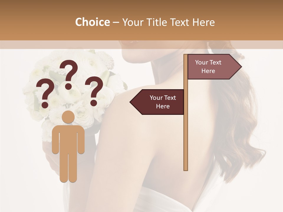 Alone Wedding Fashion PowerPoint Template