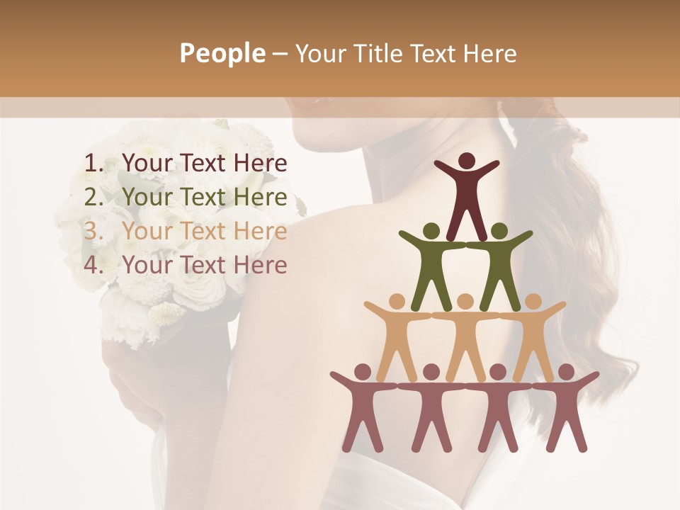 Alone Wedding Fashion PowerPoint Template