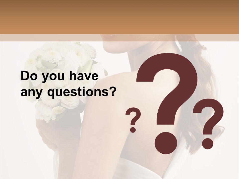 Alone Wedding Fashion PowerPoint Template