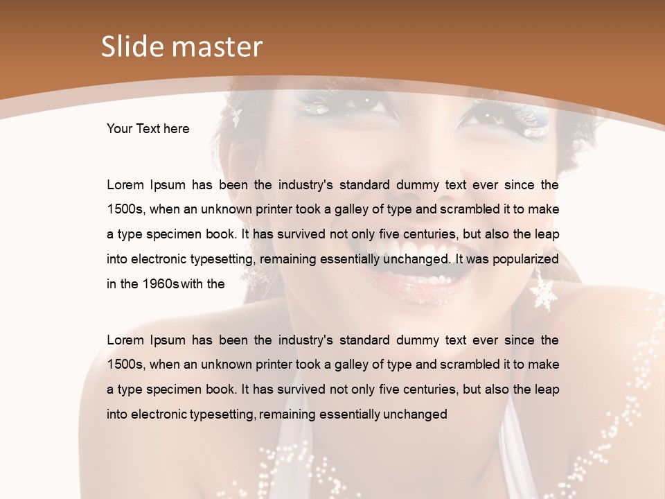 Expression Face Sexy PowerPoint Template