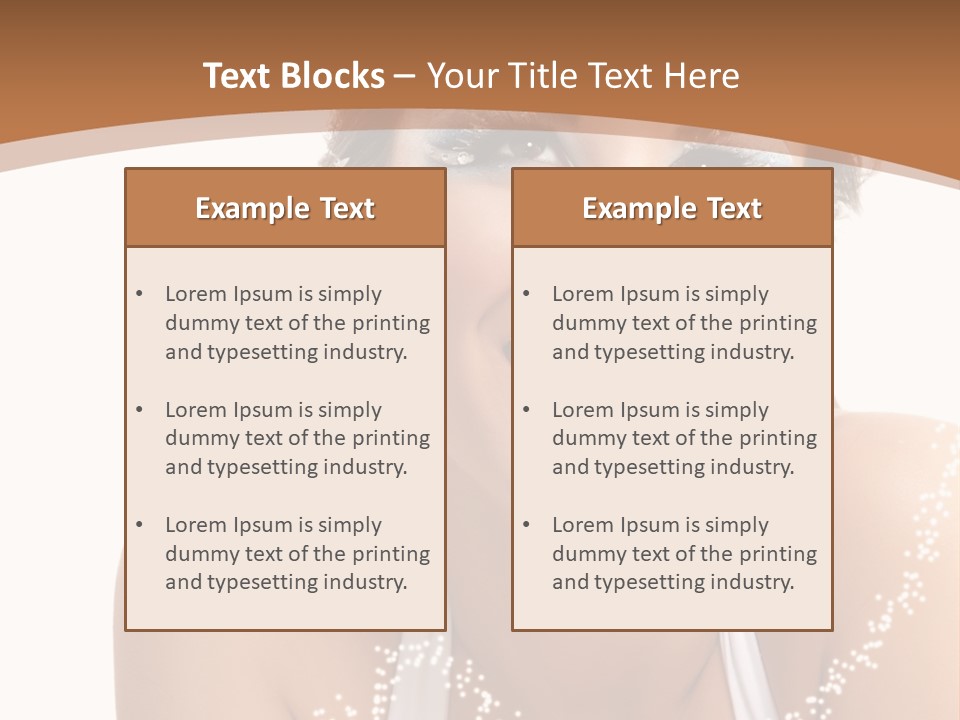 Expression Face Sexy PowerPoint Template