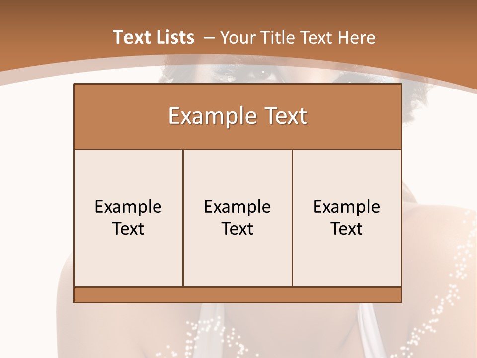Expression Face Sexy PowerPoint Template
