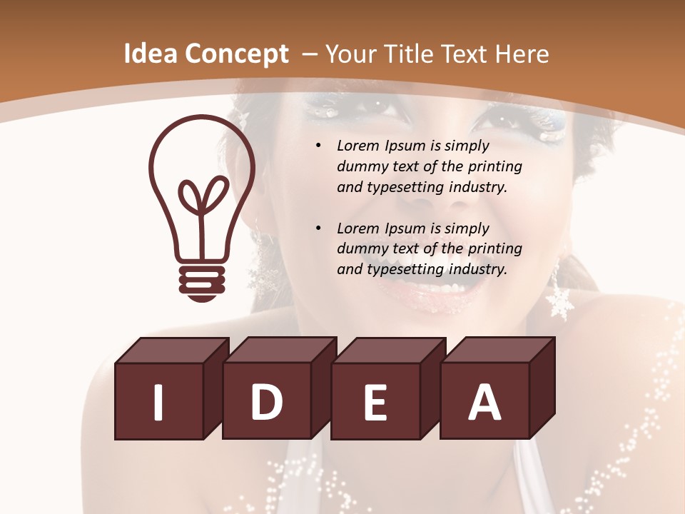 Expression Face Sexy PowerPoint Template