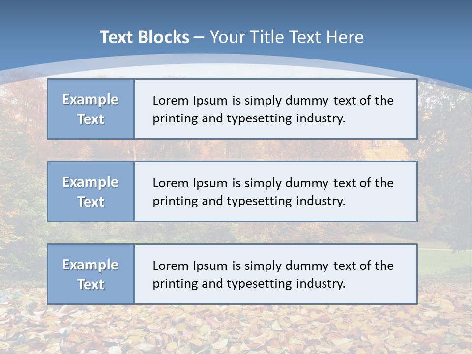 Golden Sunlight Bush PowerPoint Template