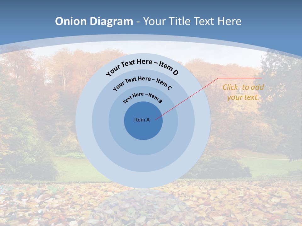 Golden Sunlight Bush PowerPoint Template