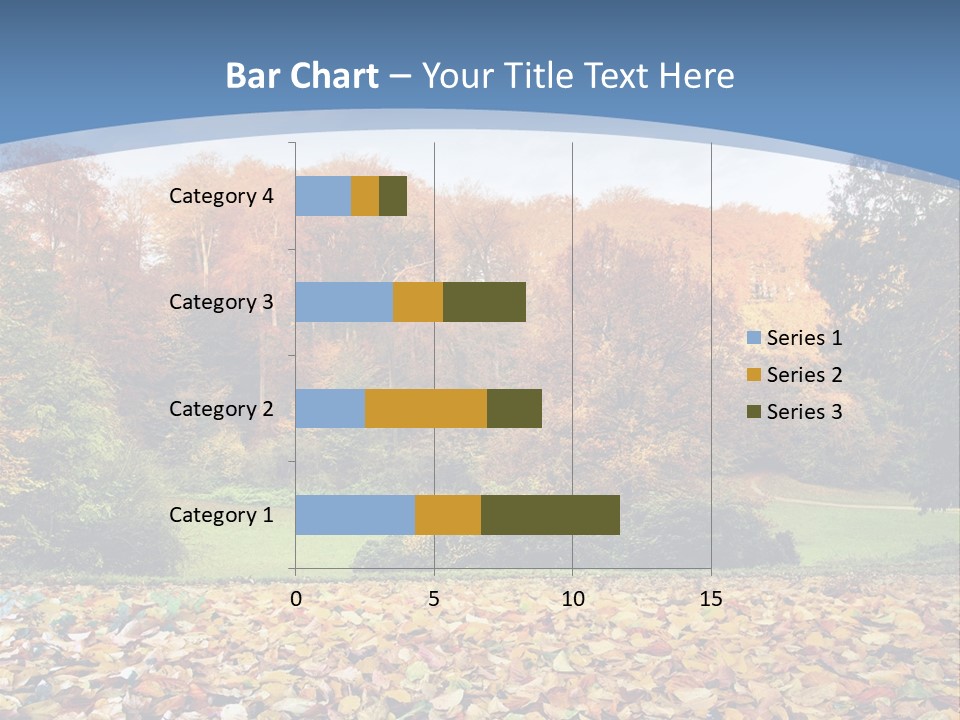Golden Sunlight Bush PowerPoint Template