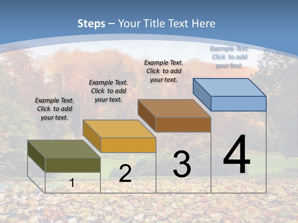 Golden Sunlight Bush PowerPoint Template