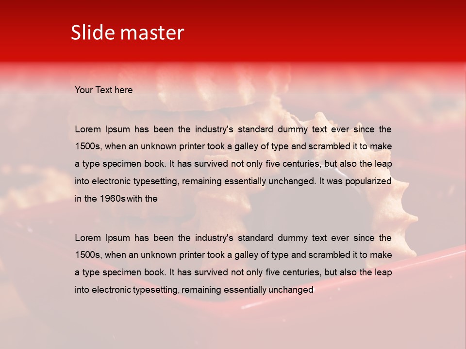 X Mas Still Background PowerPoint Template