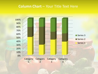 Macro Vegetable Pickled PowerPoint Template