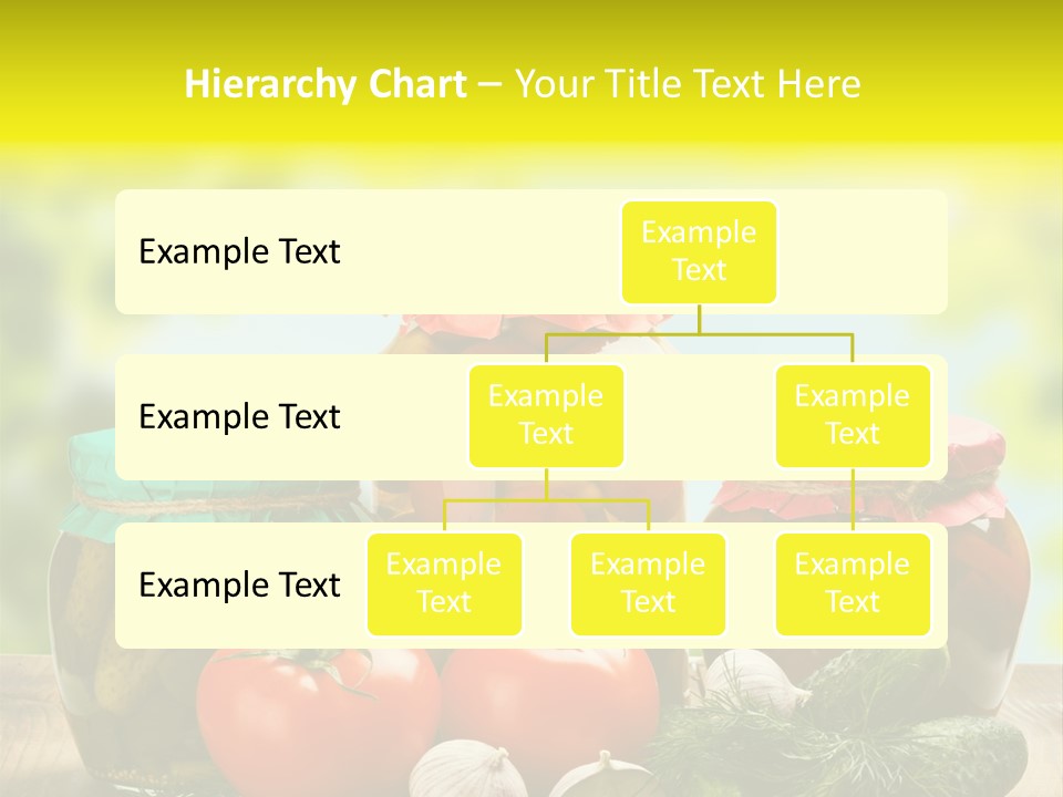 Macro Vegetable Pickled PowerPoint Template