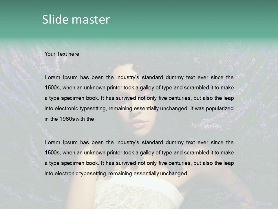 Dream Background Flowers PowerPoint Template