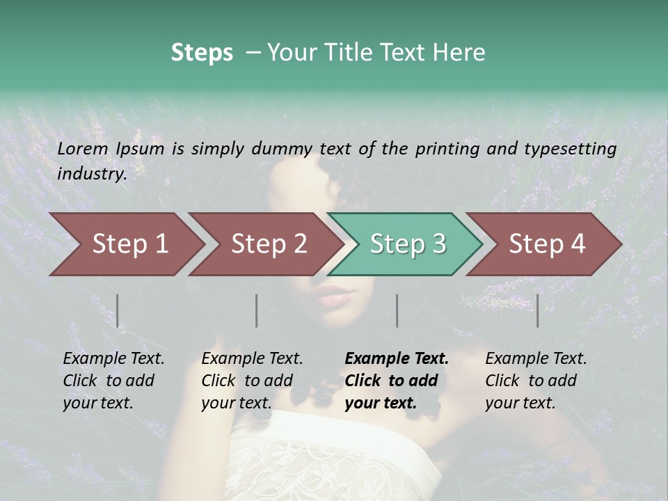 Dream Background Flowers PowerPoint Template