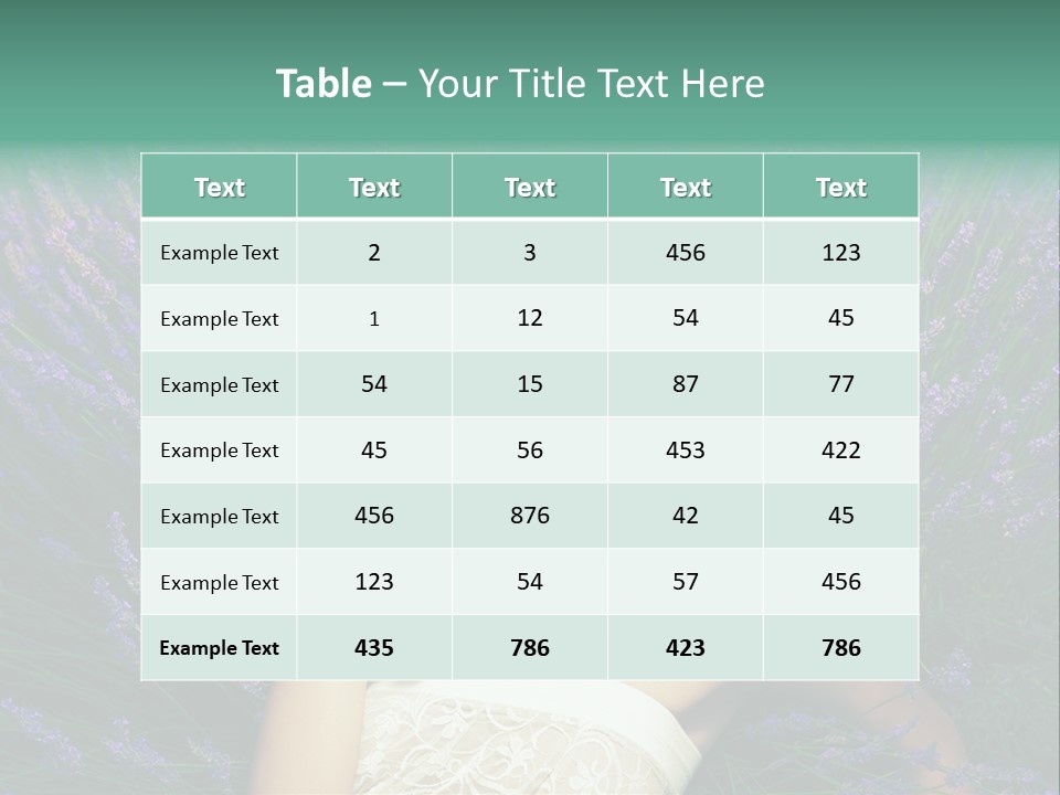 Dream Background Flowers PowerPoint Template