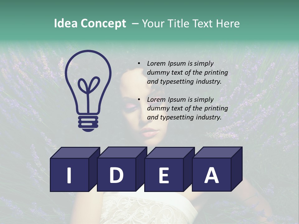 Dream Background Flowers PowerPoint Template