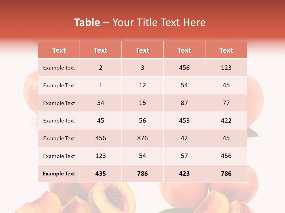 Set Half Fresh PowerPoint Template