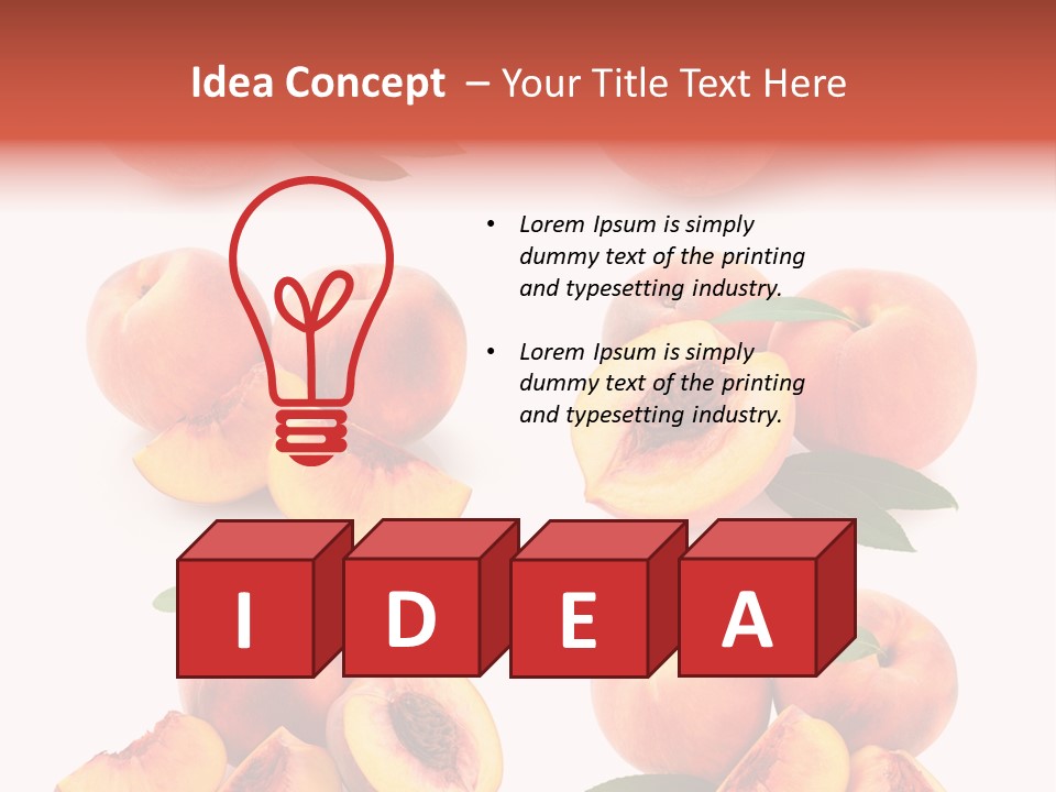 Set Half Fresh PowerPoint Template