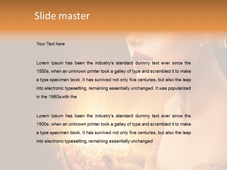 Jewelry Cosmetic Fashion PowerPoint Template