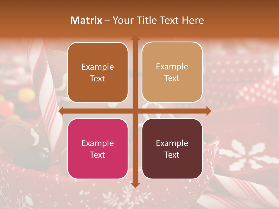 Xmas Stick Colorful PowerPoint Template