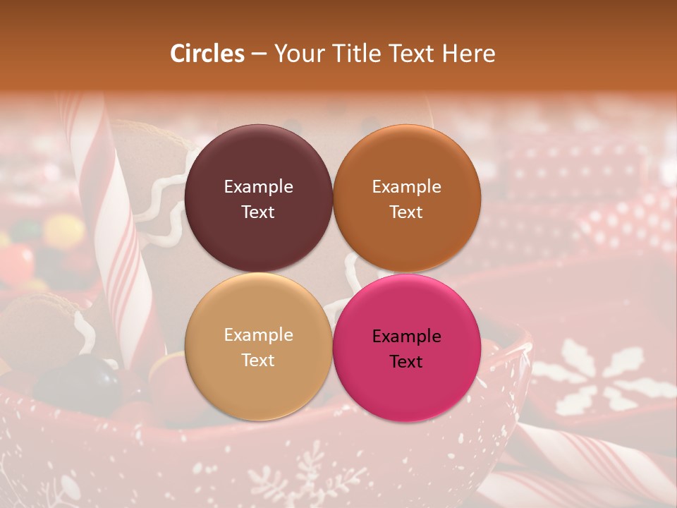 Xmas Stick Colorful PowerPoint Template