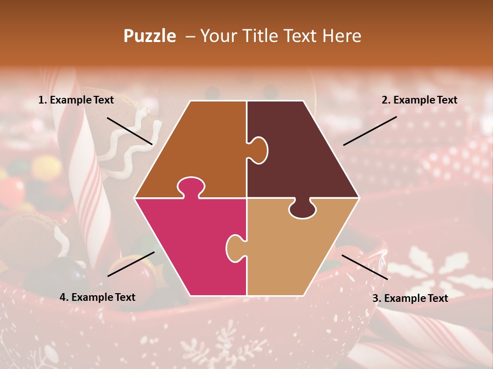 Xmas Stick Colorful PowerPoint Template