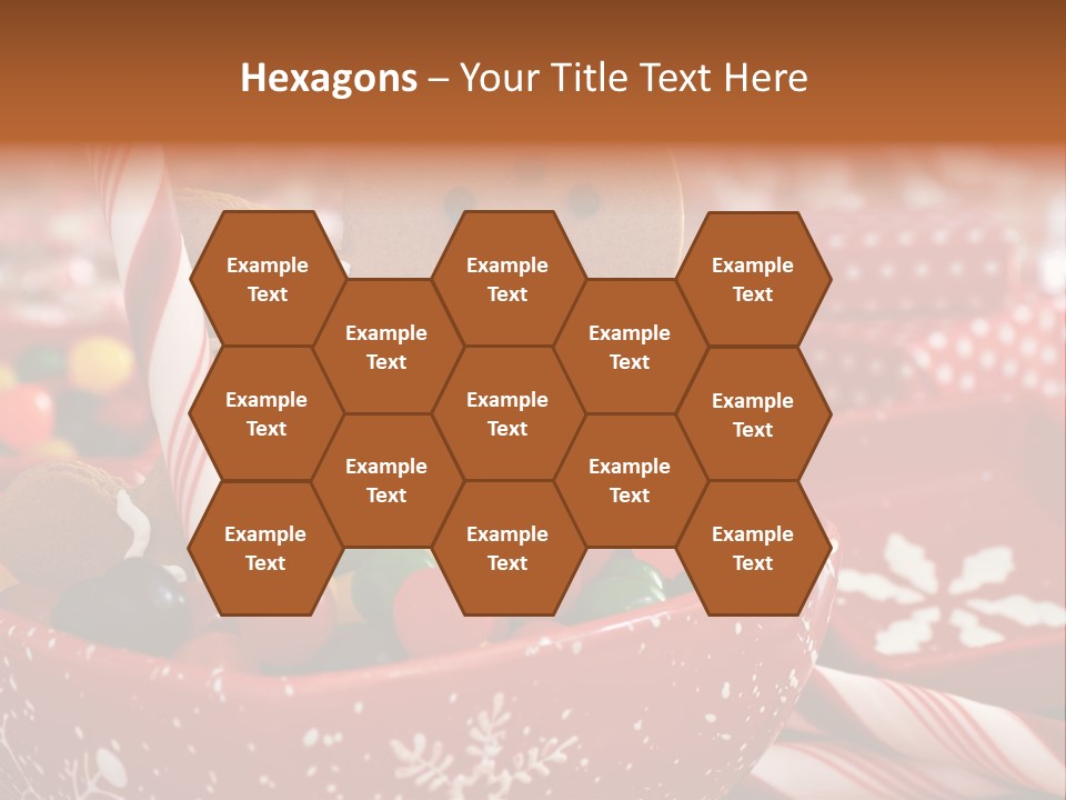 Xmas Stick Colorful PowerPoint Template