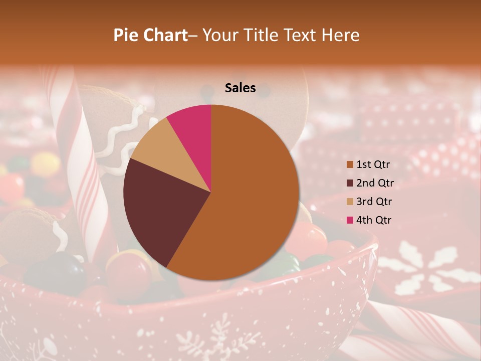 Xmas Stick Colorful PowerPoint Template