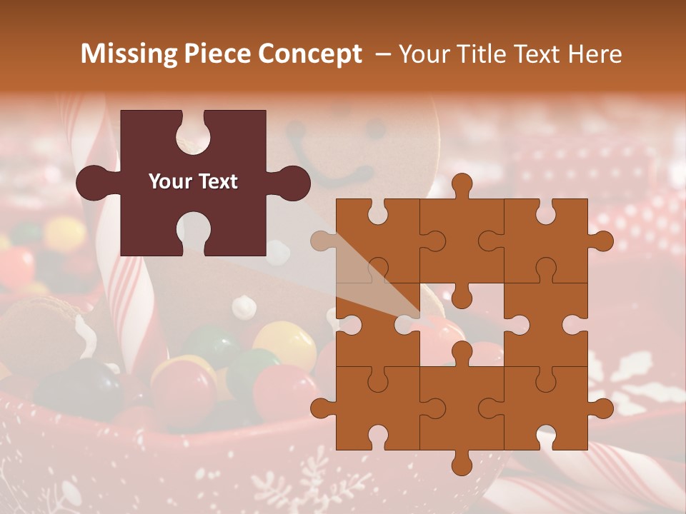 Xmas Stick Colorful PowerPoint Template