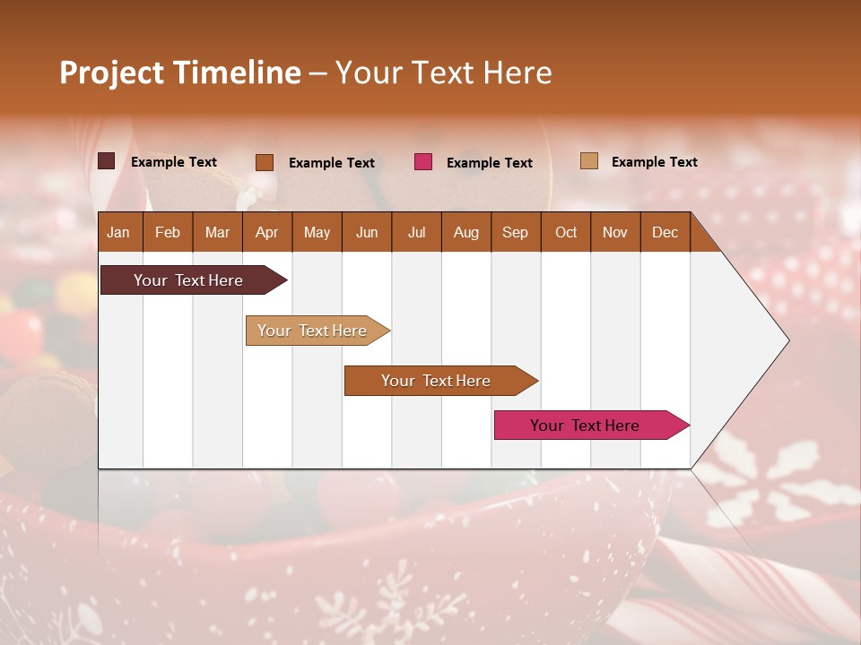 Xmas Stick Colorful PowerPoint Template