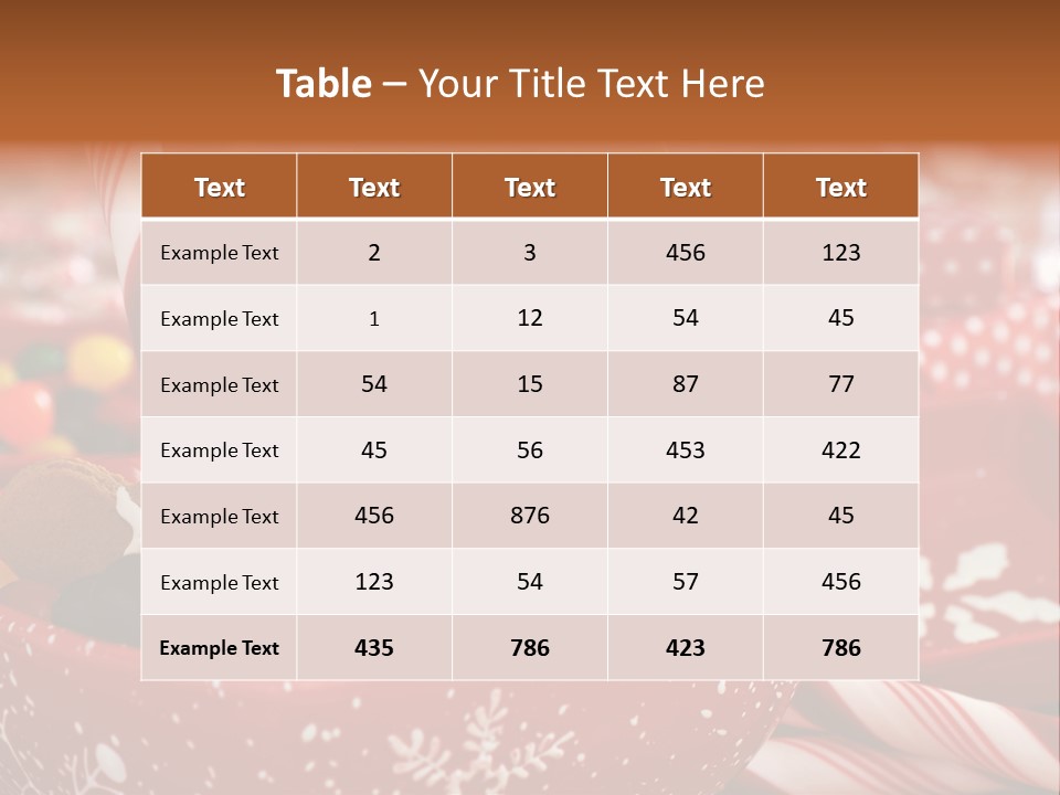 Xmas Stick Colorful PowerPoint Template