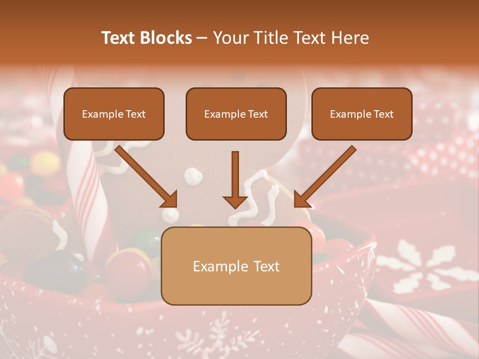 Xmas Stick Colorful PowerPoint Template