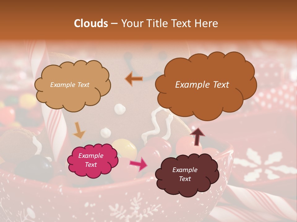 Xmas Stick Colorful PowerPoint Template