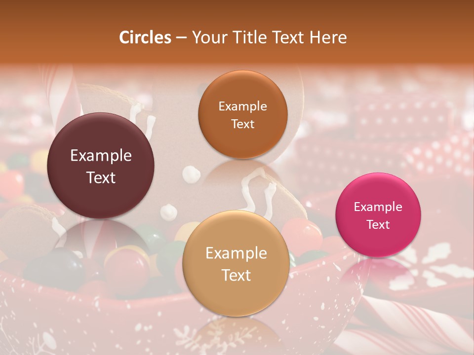 Xmas Stick Colorful PowerPoint Template