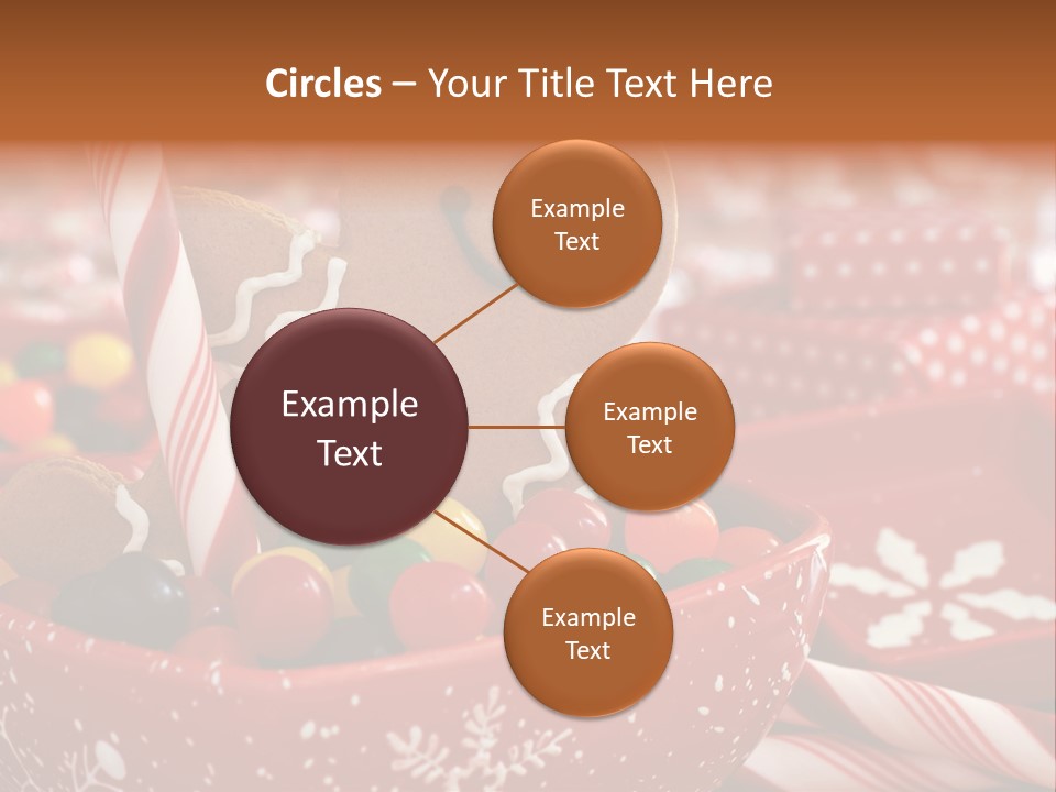 Xmas Stick Colorful PowerPoint Template