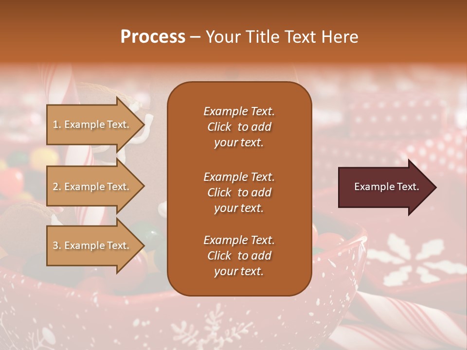 Xmas Stick Colorful PowerPoint Template