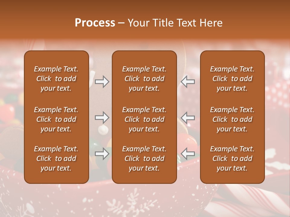 Xmas Stick Colorful PowerPoint Template