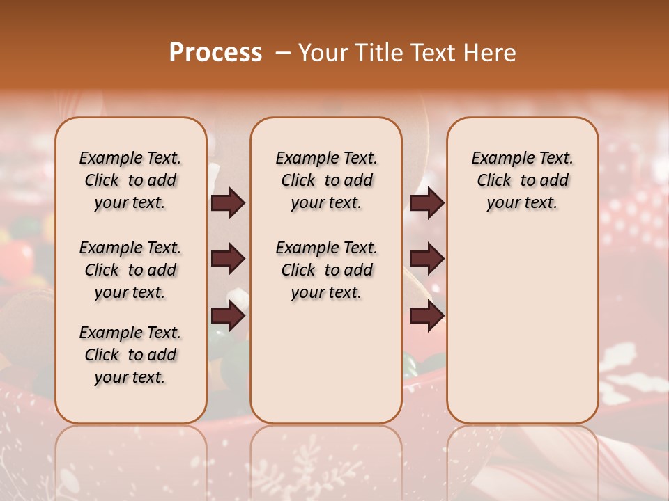 Xmas Stick Colorful PowerPoint Template