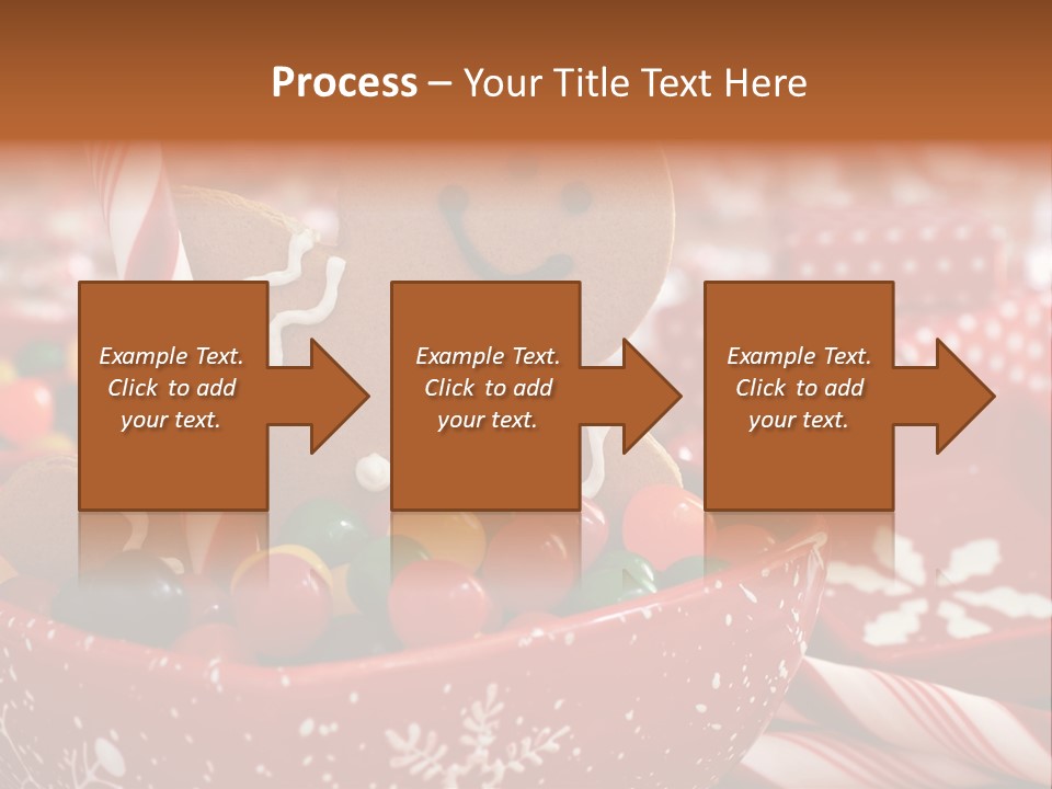 Xmas Stick Colorful PowerPoint Template