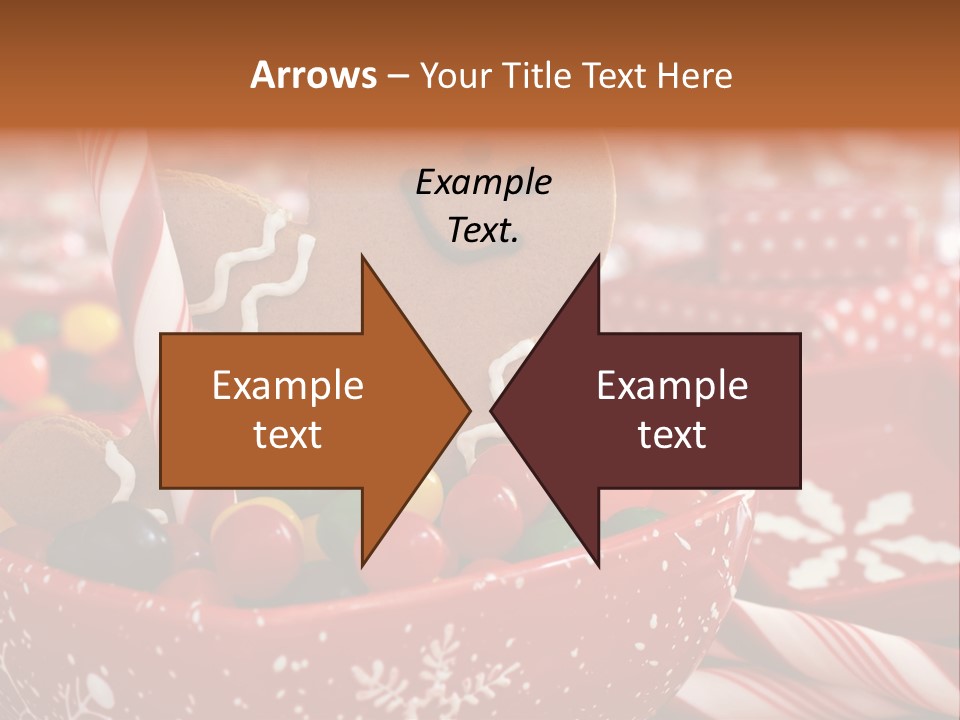 Xmas Stick Colorful PowerPoint Template