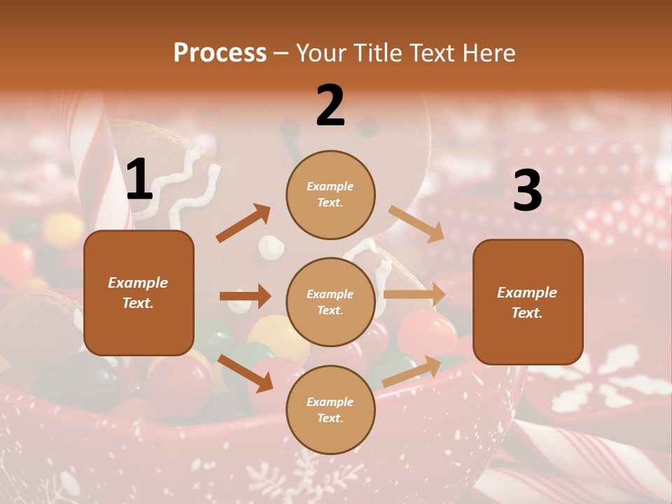 Xmas Stick Colorful PowerPoint Template