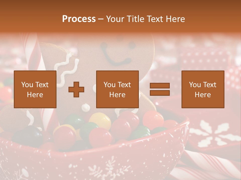 Xmas Stick Colorful PowerPoint Template