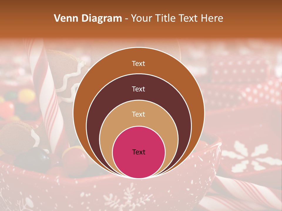 Xmas Stick Colorful PowerPoint Template
