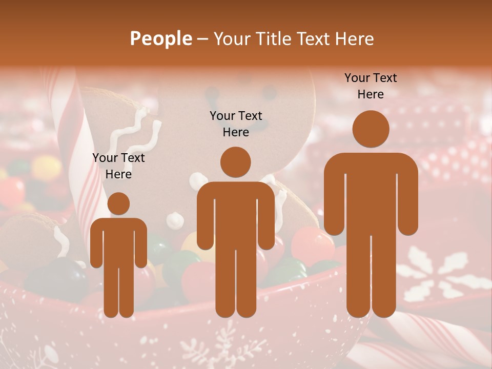 Xmas Stick Colorful PowerPoint Template