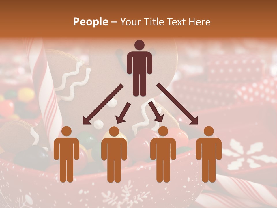 Xmas Stick Colorful PowerPoint Template