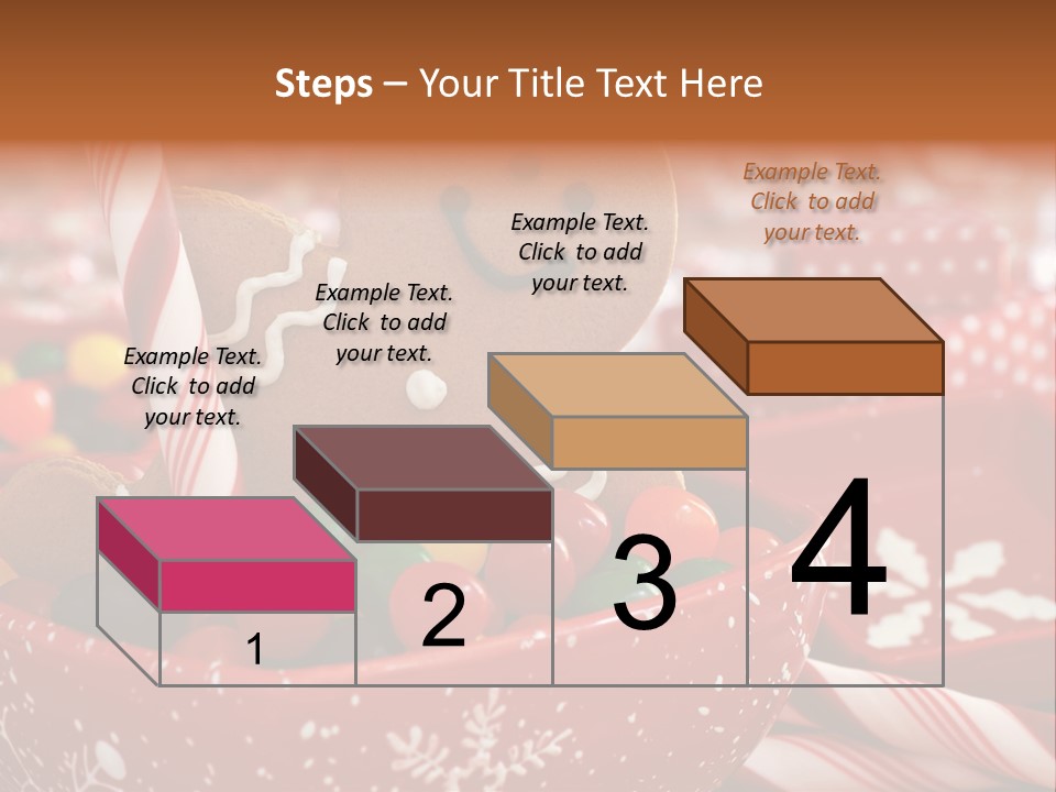 Xmas Stick Colorful PowerPoint Template