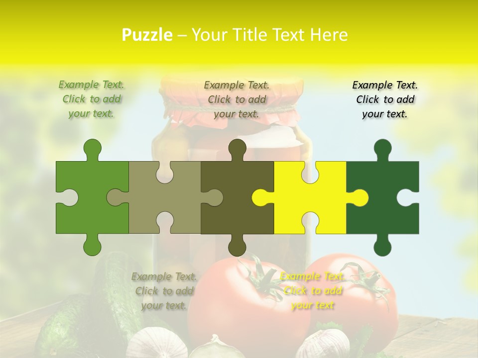 Spicy Eating Organic PowerPoint Template