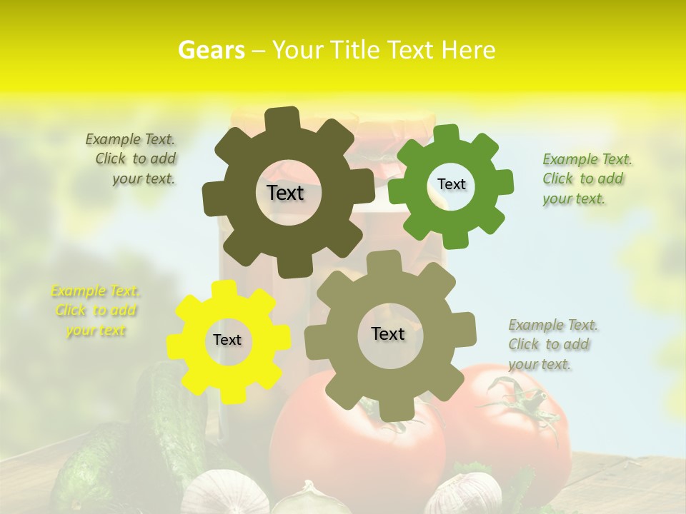 Spicy Eating Organic PowerPoint Template