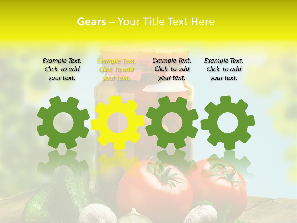 Spicy Eating Organic PowerPoint Template