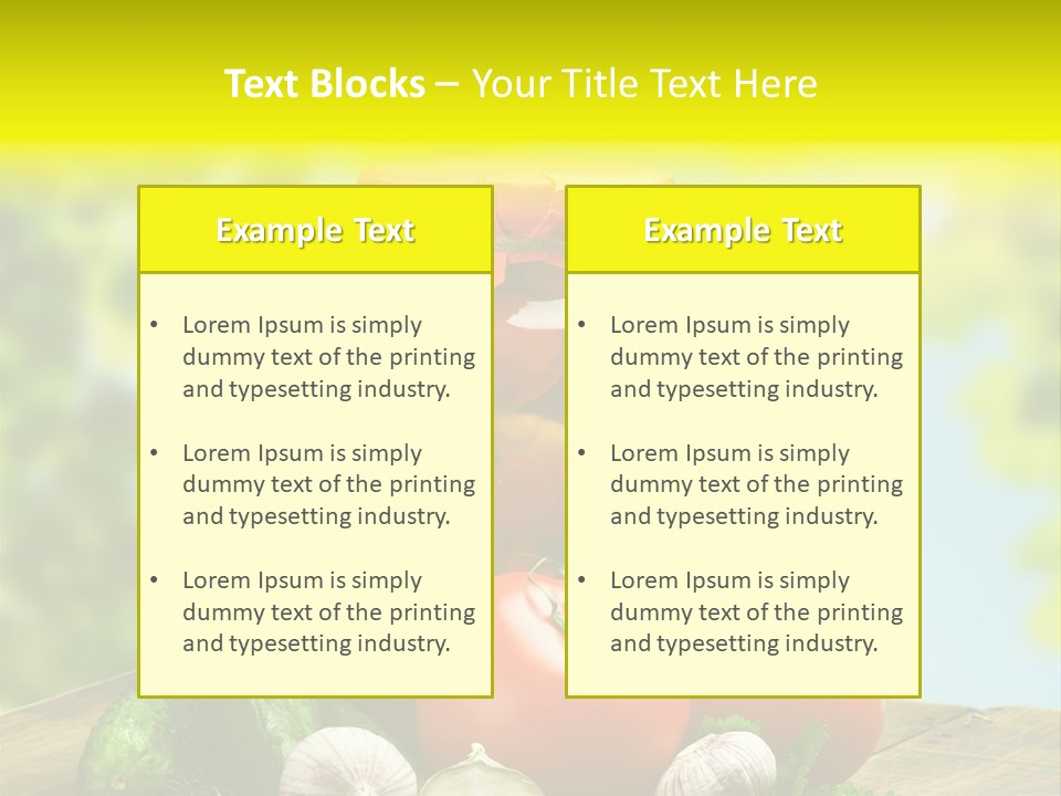 Spicy Eating Organic PowerPoint Template